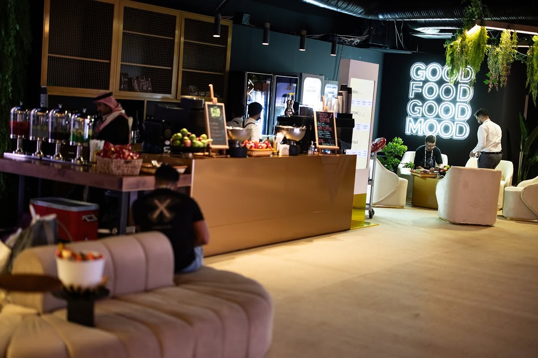 Adamas player lounge at the Esports World Cup